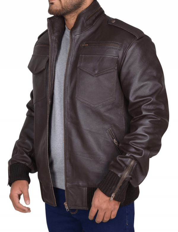 Jake Peralta Brooklyn Leather Jacket - Image 3