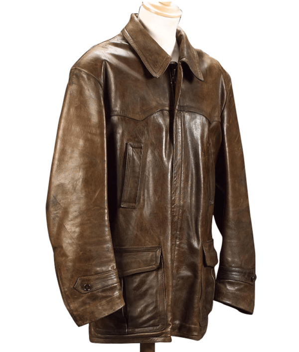 Pierce Brosnan Tomorrow James Bond Never Dies Brown Leather Jacket