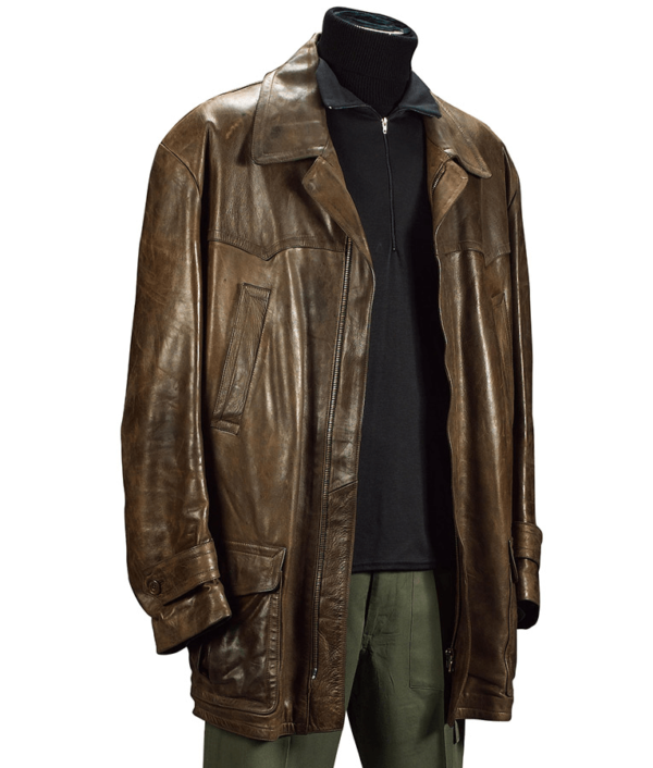 Pierce Brosnan Tomorrow James Bond Never Dies Brown Leather Jacket - Image 2