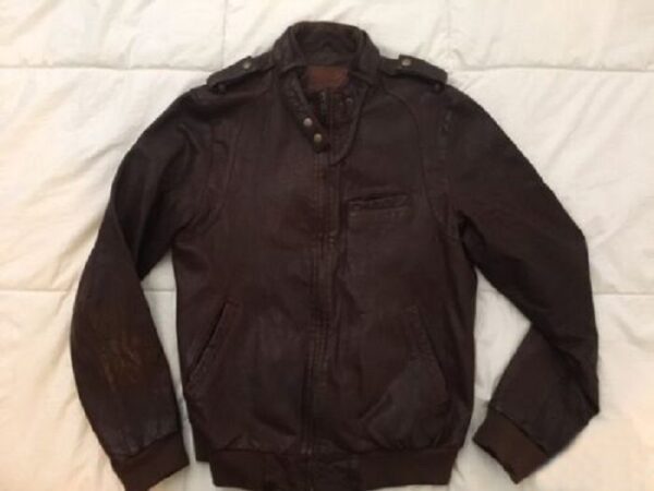 Mens Fashion Jean Shop Nyc Bomber Leather Jacket