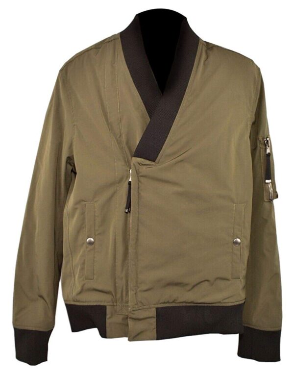 Jiarrino Samurai Khaki Men’s Cotton Jacket - Image 3