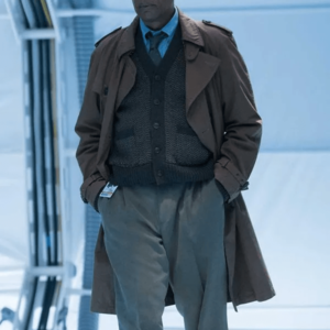 Joe Morton Justice League Brown Trench Coat