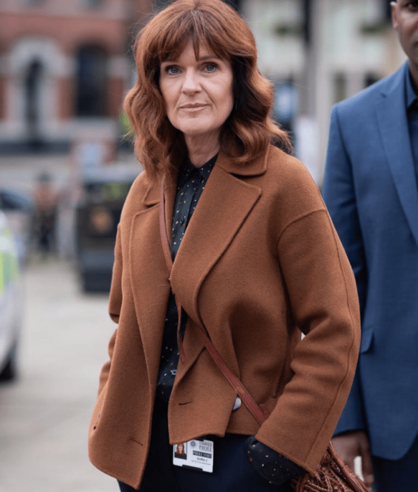 Siobhan Finneran The Stranger Johanna Griffin Brown Jacket