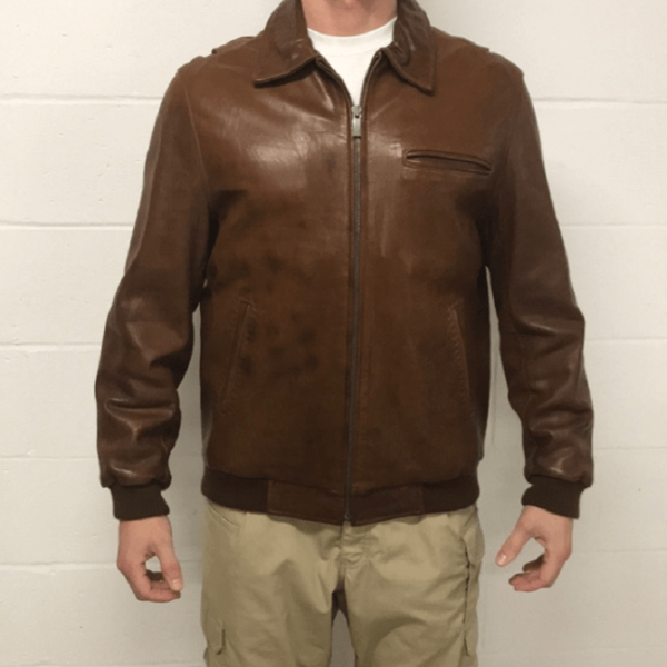 Mens Johnston & Murphy Leather Jacket