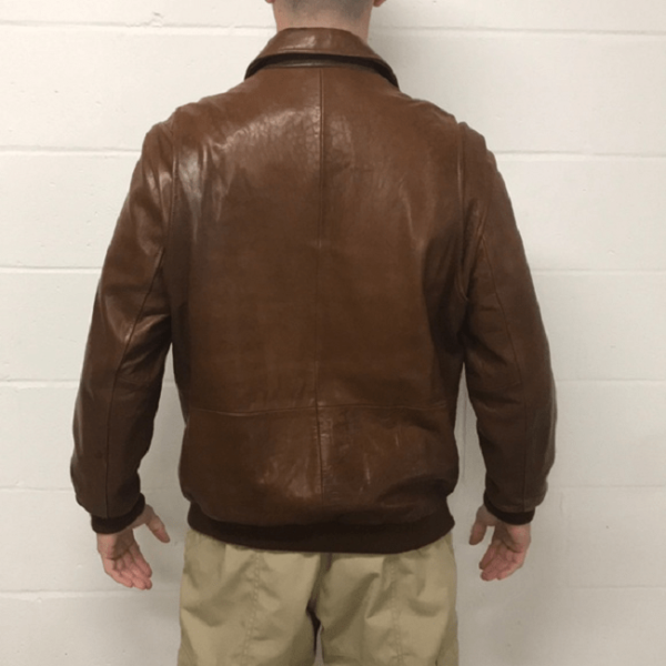 Mens Johnston & Murphy Leather Jacket - Image 3