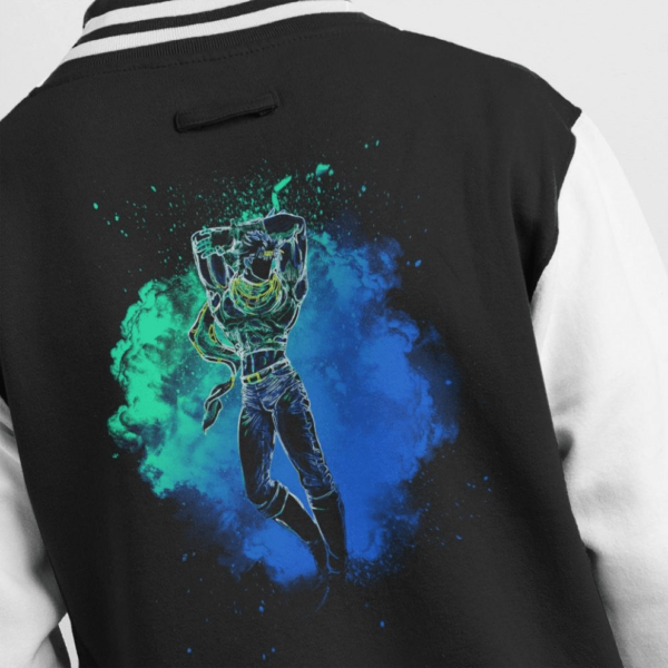 Joseph Joestar Soul Jojos Mens Bizarre Adventure Varsity Jacket - Image 2