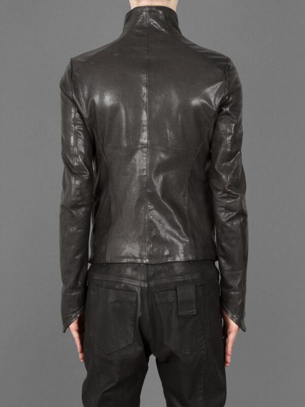 Mens Fashion Julius Brown Leather Jacket - Image 3
