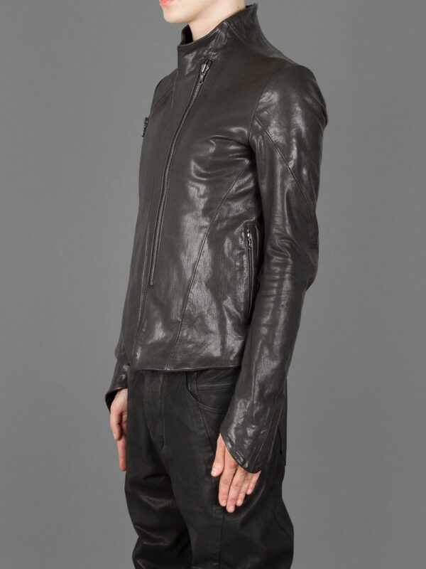 Mens Fashion Julius Brown Leather Jacket - Image 2