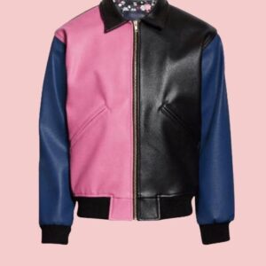 Justin Bieber Tricolor Leather Jacket