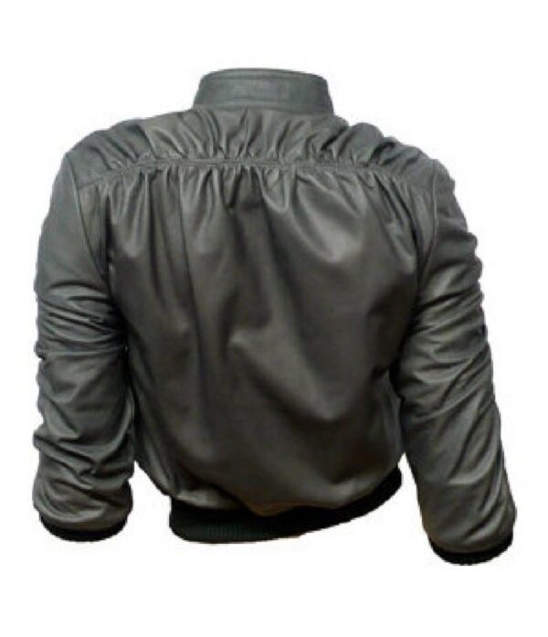 Mens Fashion KRMA Jade Black Leather Jacket - Image 2