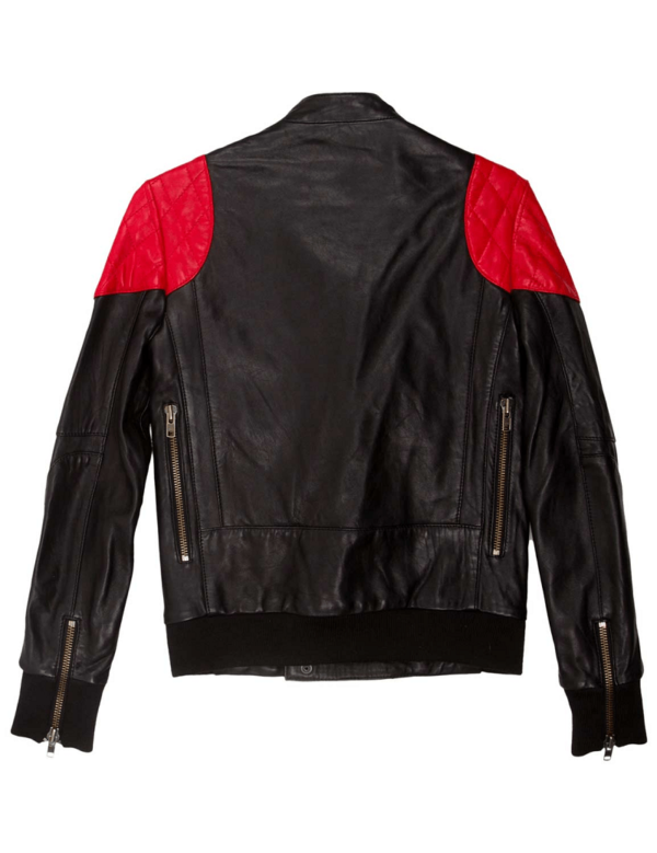 Mr Rager Kid Cudi Motorcycle Leather Jacket - Image 2