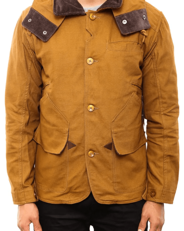 Mens Style Kramer Brown Cotton Jacket