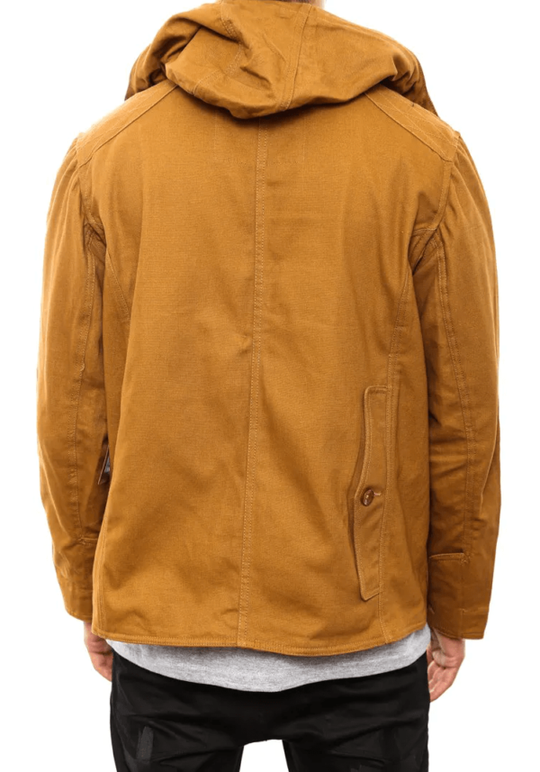 Mens Style Kramer Brown Cotton Jacket - Image 3