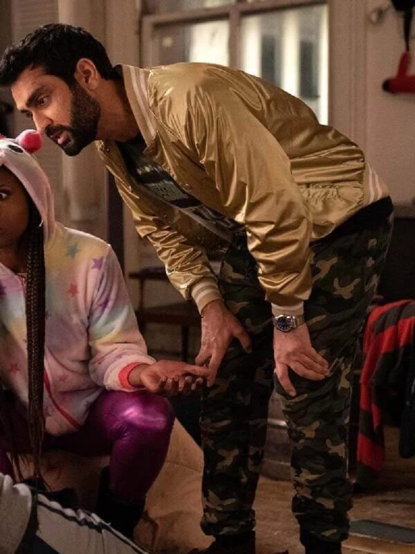 Mens Kumail Nanjiani The Lovebirds Bomber Jacket - Image 3