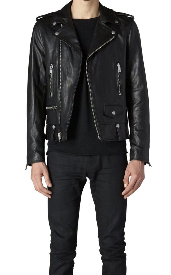 No. 2 Mens Moto Black La Leather Jacket