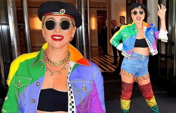 Rainbow Lady Gaga NYC Pride Jacket - Image 2