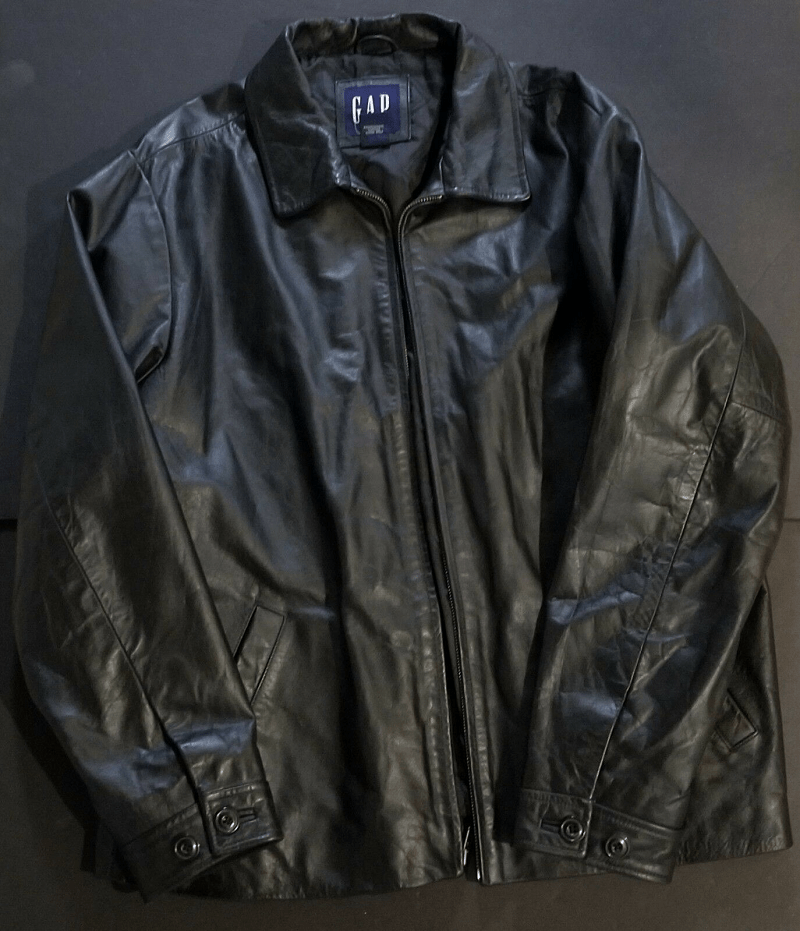 Mens Style Gap Leather Jacket - AirBorne Jacket
