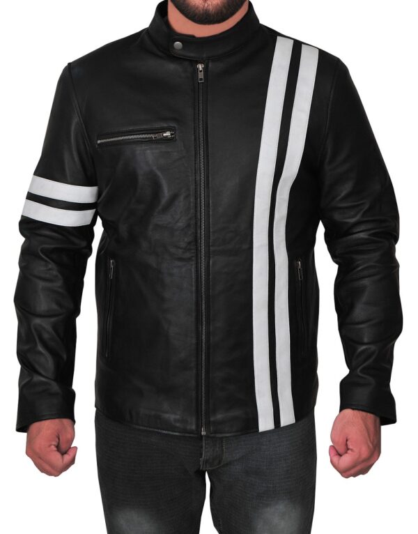 San Francisco Slim Fit Leather Jacket