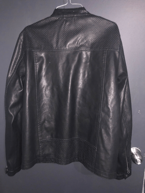 Mens Wilsons Biker Leather Jacket - Image 2