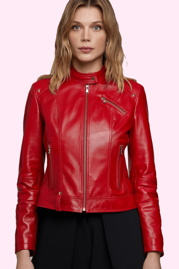 Lucky Red Leather Jacket