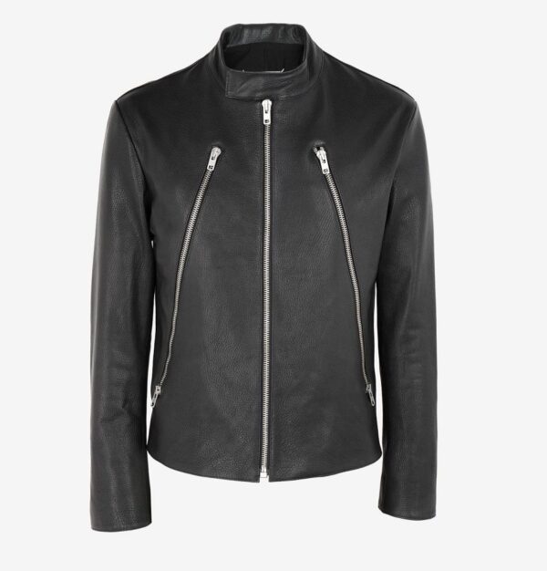 Mens Maison Margiela Sports Leather Jacket