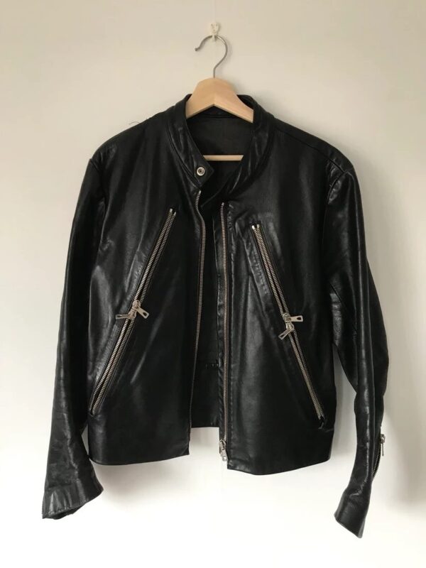Mens Maison Margiela 5 Zip Leather Jacket