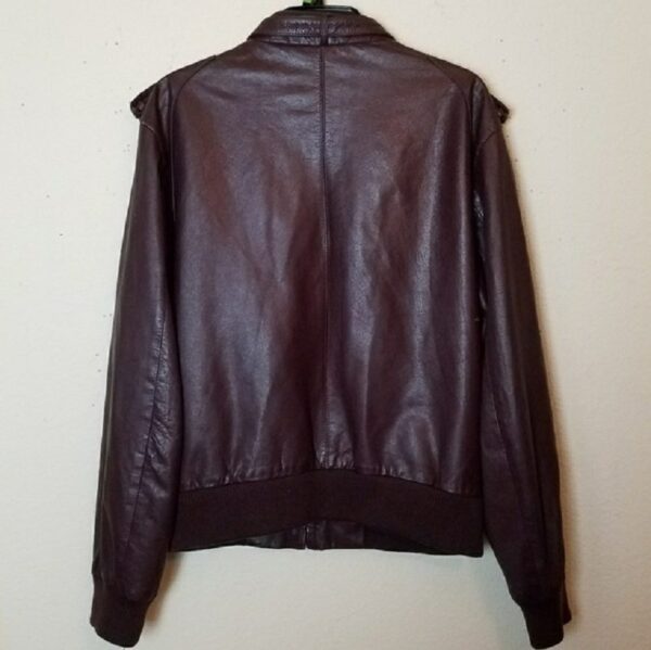 Mens Leather Members Only Jacket - Image 2