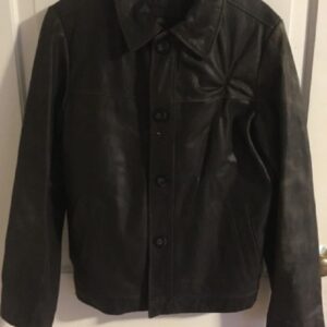 Merona Black Leather Jacket