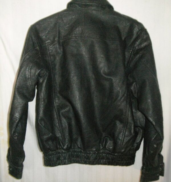 New Zealand Outback Black Leather Jacket - Image 2