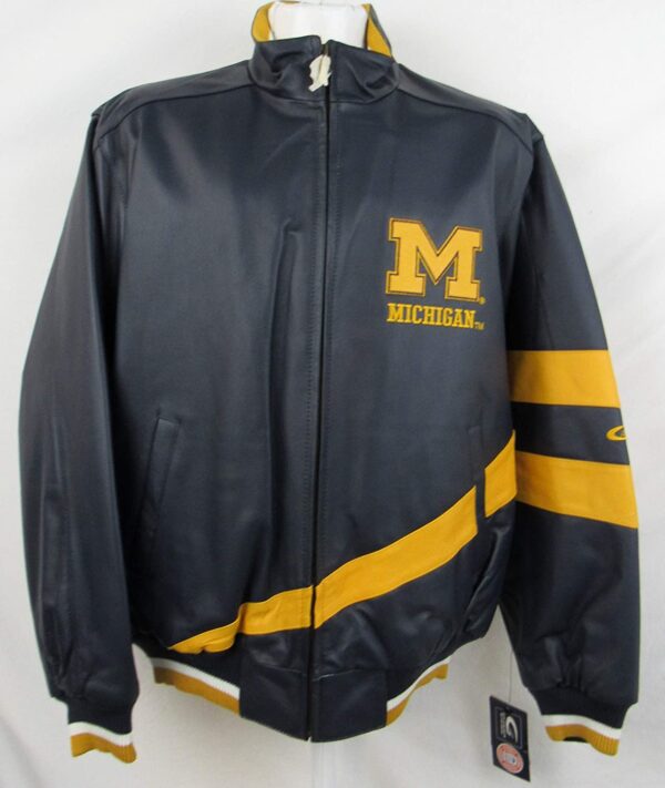 Michigan Wolverines Varsity Leather Jacket
