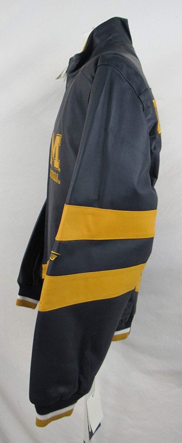 Michigan Wolverines Varsity Leather Jacket - Image 2