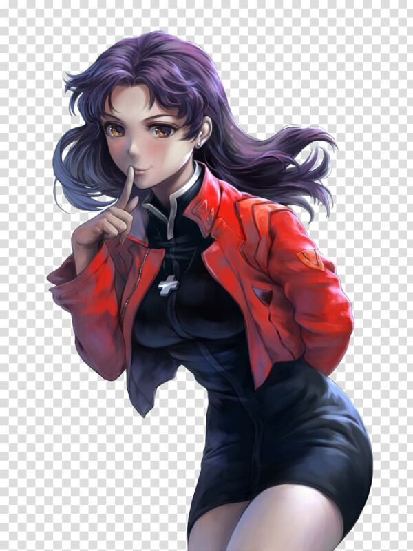 Misato Katsuragi Evangelion Red Leather Jacket - Image 5