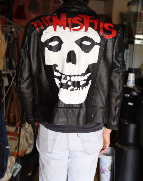 Misfits Jacket Punk Biker Leather Jacket - Image 4