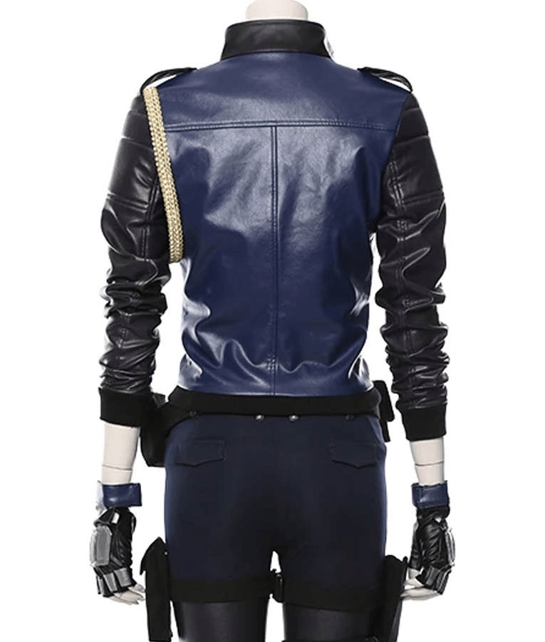 Sonya Blade Mortal Kombat 11 Ronda Rousey Leather Jacket - Image 4