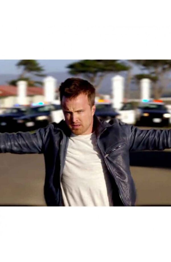 Need Fro Speed Aaron Paul Black Leather Jacket - Image 2