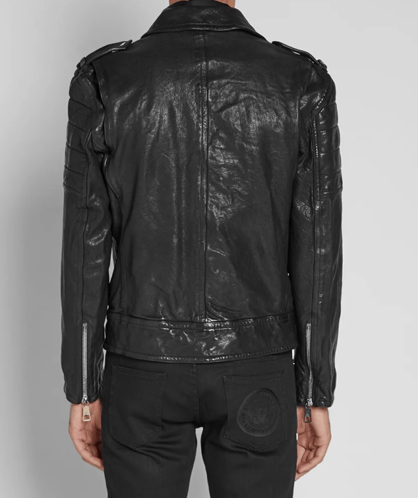 Neil Barrett Skinny Biker Leather Jacket - Image 3