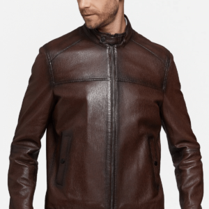 Neuer Brown Leather Jacket