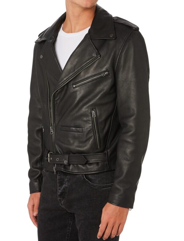 Neuw Mens Fitzroy Leather Jacket - Image 2