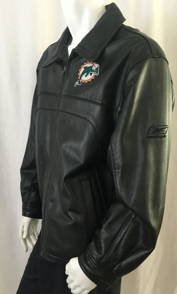 Mens Nfl Team Apparel On Field Leather Jacket - Image 2