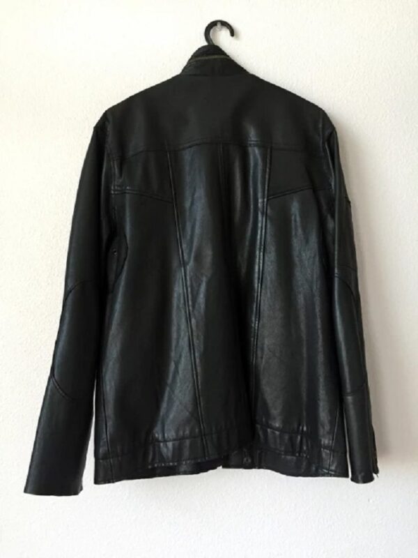 Mens Nice Collective Leather Jacket - Image 3