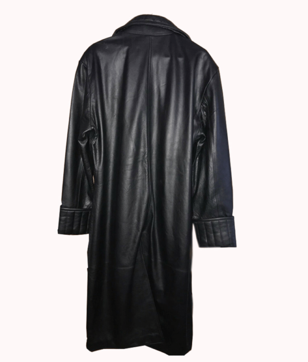 Samuel L. Jackson Nick Fury Iron Man 2 Leather Trench Coat - Image 2