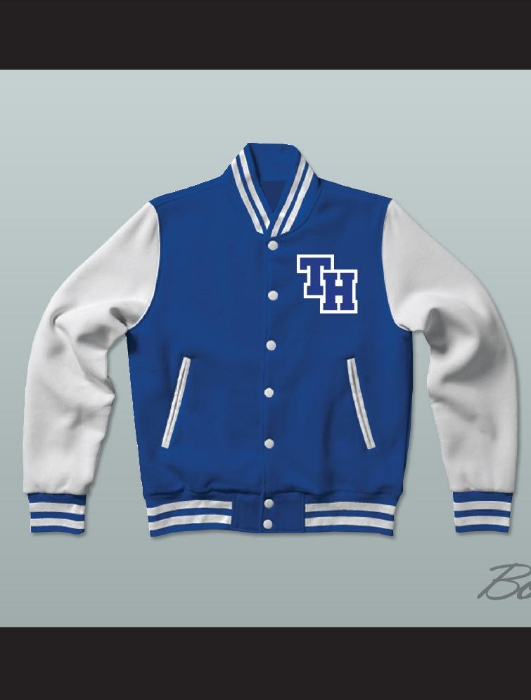 Nathan Scott One Tree Hill Ravens Blue Varsity Letterman Jacket