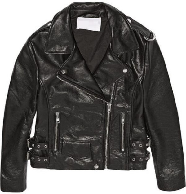 Mens Oak Rider Leather Biker Jacket