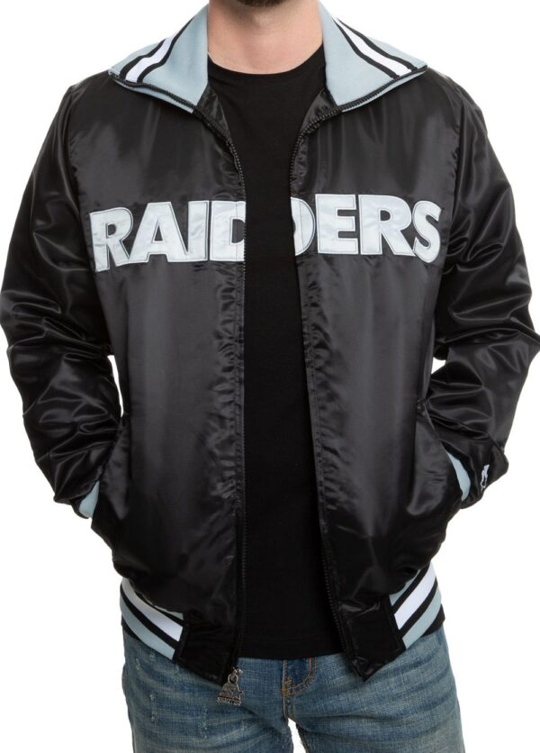 Mens Oakland Raiders Varsity Jacket