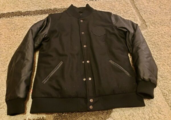 Obey Winston Black Leather Jacket - Image 2