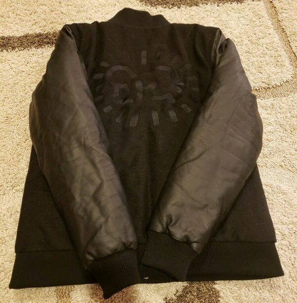 Obey Winston Black Leather Jacket - Image 4