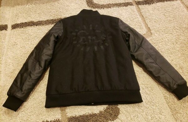 Obey Winston Black Leather Jacket - Image 3