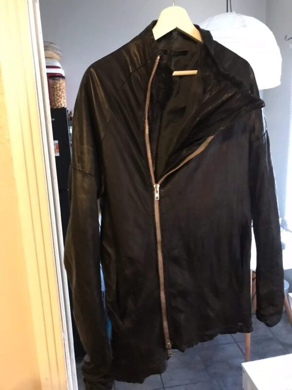 Obscur Mens Leather Jacket - Image 2