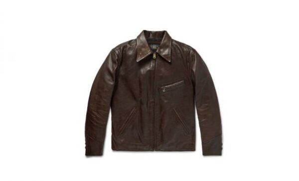 Old American Ralph Lauren Brown Leather Jacket