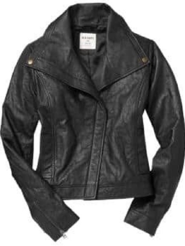 Old Navy Black Leather Jacket